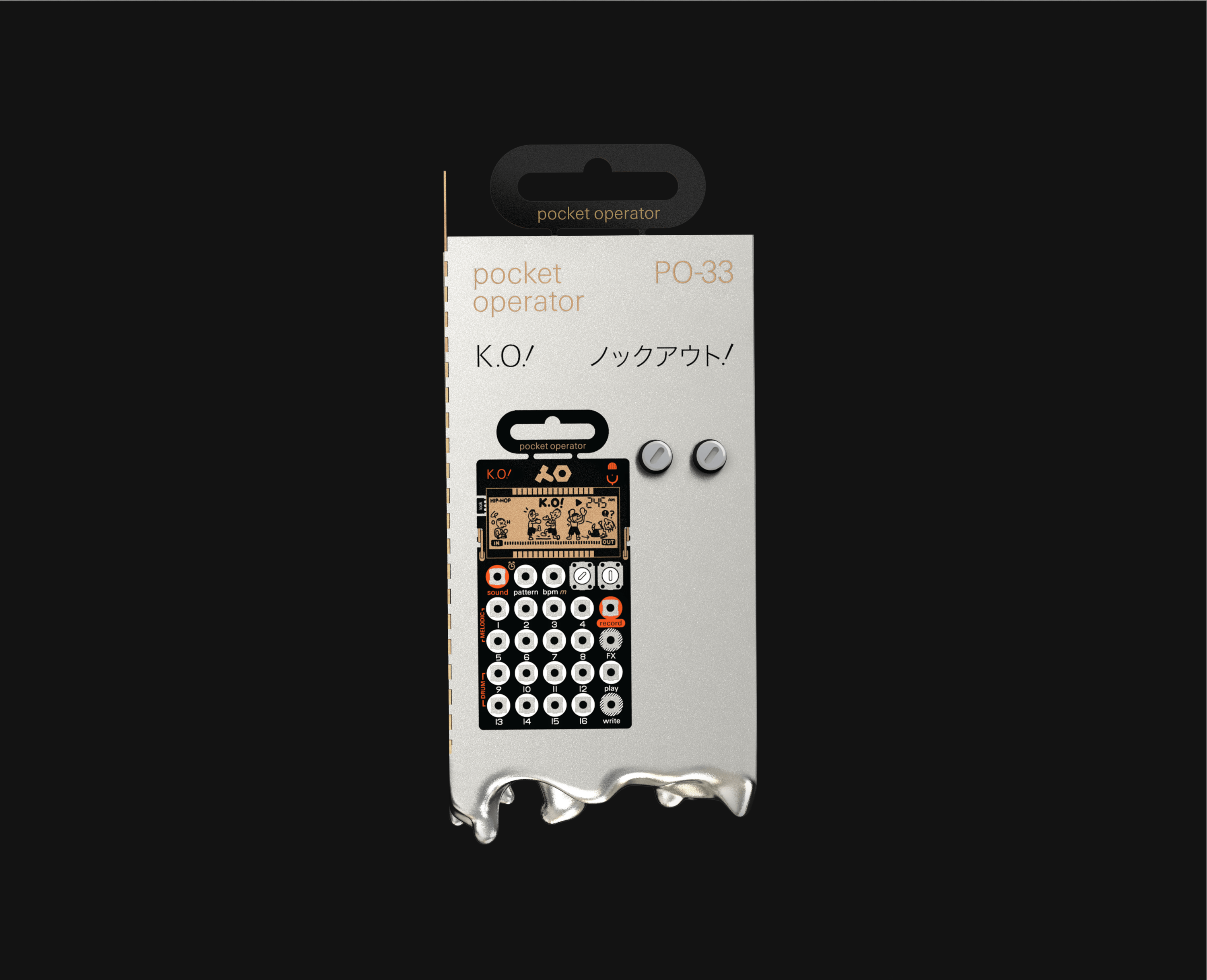 ポケット オペレーター Pocket operator samplerケース